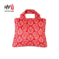 Foldable reusable waterproof nylon shopping grocery bags